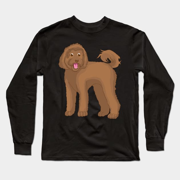 Labradoodle - Gift For Labradoodle Owner dog, Lover Long Sleeve T-Shirt by HarrietsDogGifts